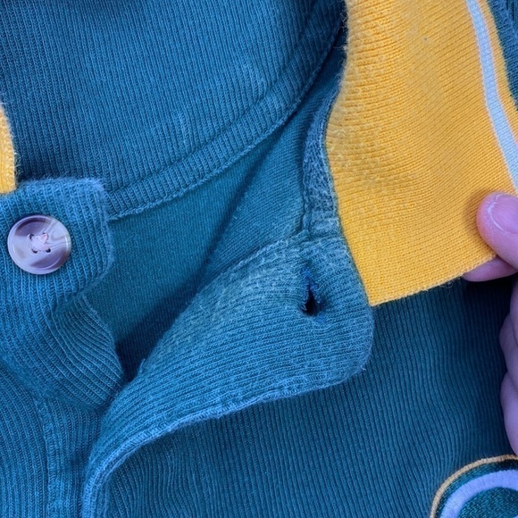 Vintage Pro Edge Green Bay Packer Polo Shirt Size XL - Picture 5 of 5